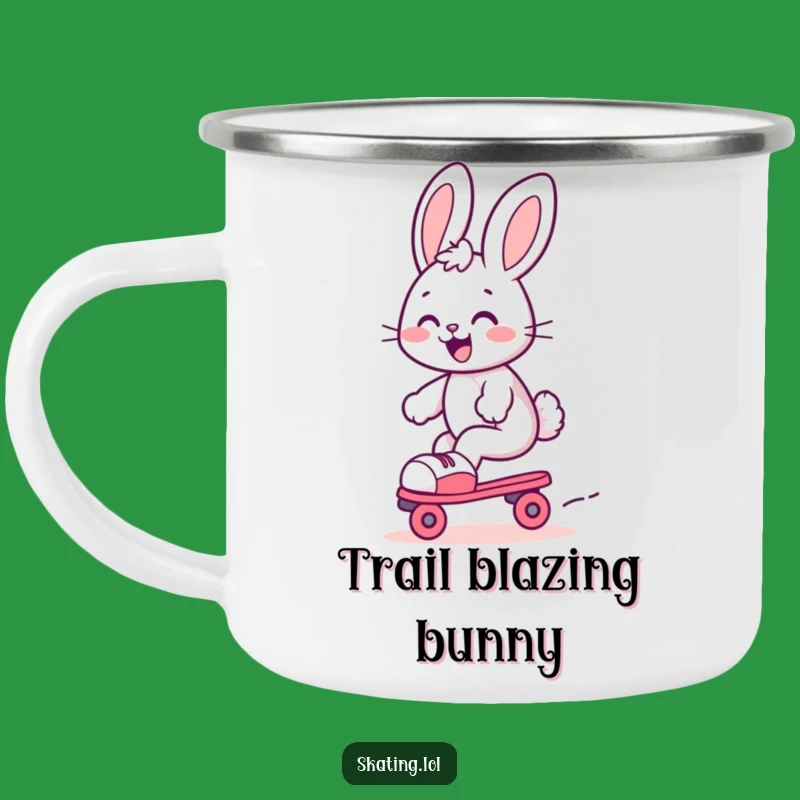 Funny Bunny Campfire Mug: Joyful Adventures, Great Gift for Outdoors