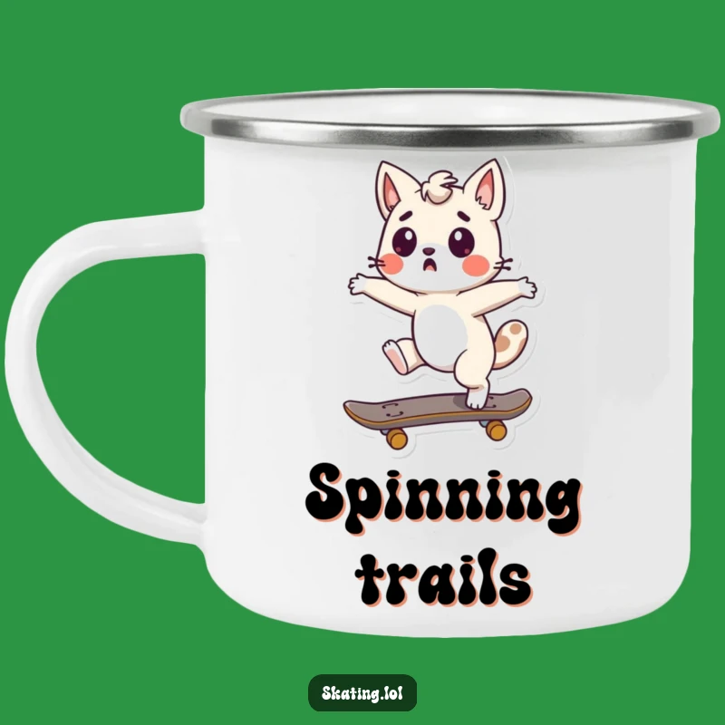 Funny Skateboard Surprise Mug - Spinning Character Cup, Great Funny Gift