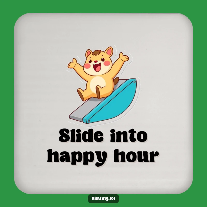 Funny Ramp Rider Animal Coasters: Protect Surfaces with Triumphant Style