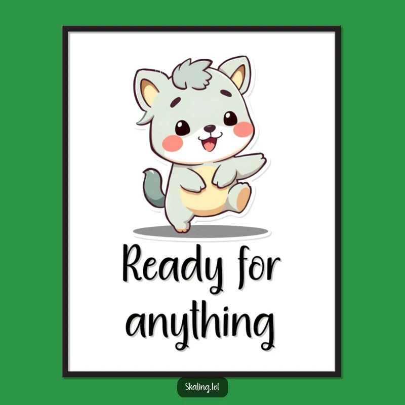 Funny Grinning Animal Poster: Bring Joy to Your Walls, Hilarious Art