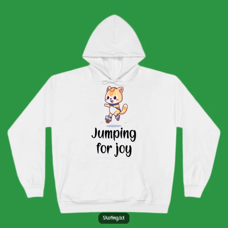 Funny Inline Jump Hoodie - Cozy Happy Character Sweatshirt, Perfect Funny Gift