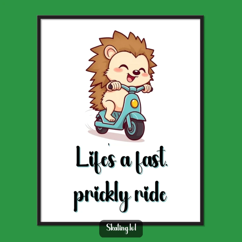 Free Printable Hedgehog Wall Art: Funny Downloadable Decor for Thrill Seekers!