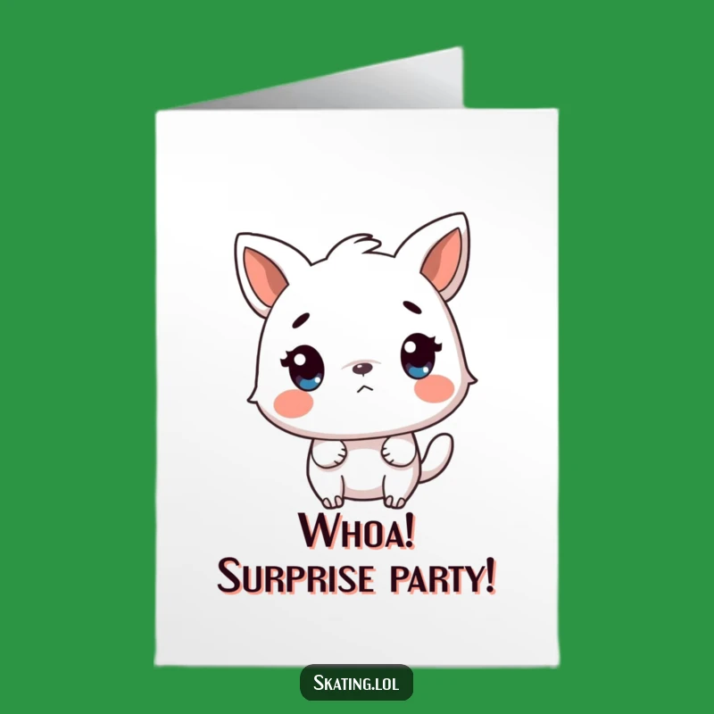 Free Printable Birthday Card: Surprised Stop Animal, Funny Down Under, Downloadable Gift!