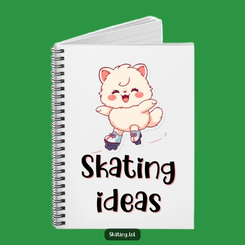 Funny Roller Skate Ideas Notebook - Gliding Character Journal, Perfect Funny Gift