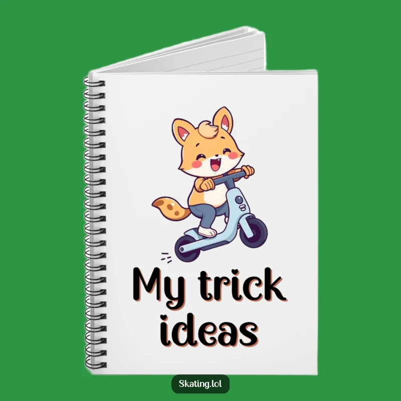 Funny Scooter Trick Animal Notebook - Comedic Journal for Ideas and Notes