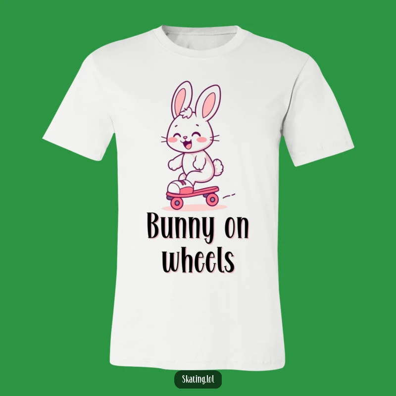Funny Bunny Roller Derby Star T-Shirt: Hilarious Gift for Skaters
