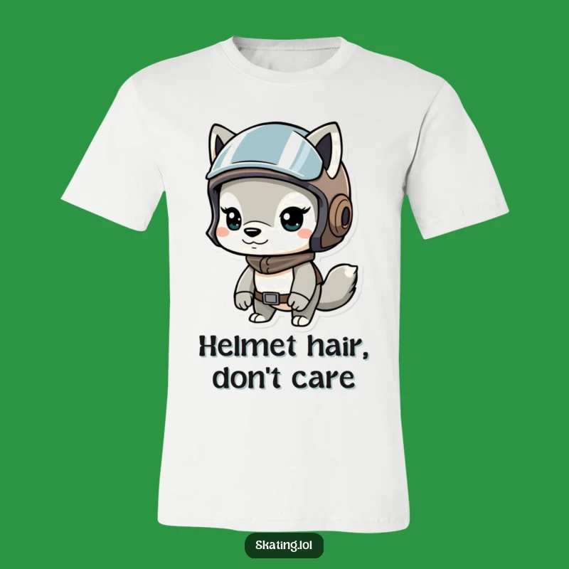 Funny Determined Helmet Animal T-Shirt: Epic Humor for Bold Personalities.