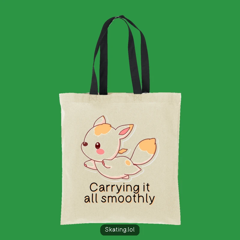 Funny Gliding Animal Tote Bag: Carry Your Essentials with Graceful Humor.