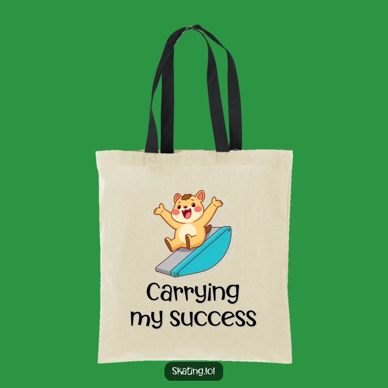 Funny Ramp Rider Animal Tote Bag: Carry Your Triumph Everywhere